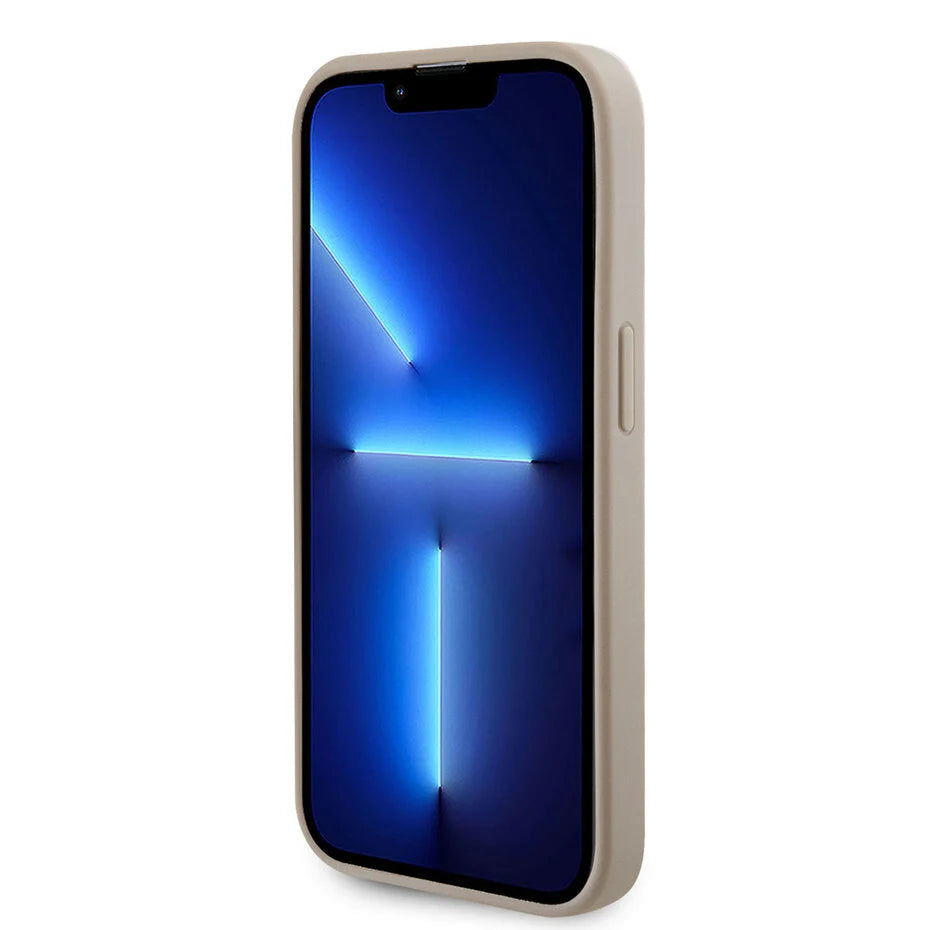 GUESS Goudkleurig Hoesje voor iPhone 15 Pro – Iconisch Design