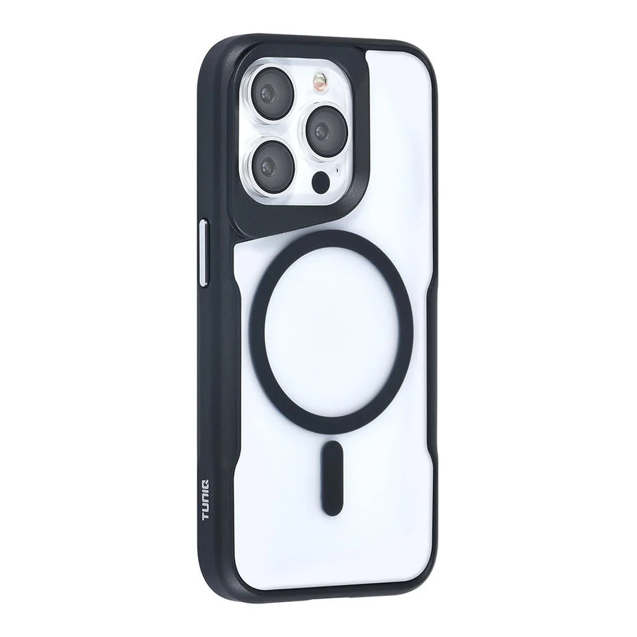 Transparant Hoesje met Zwarte Rand voor iPhone 15 – Slank & Stevig Design