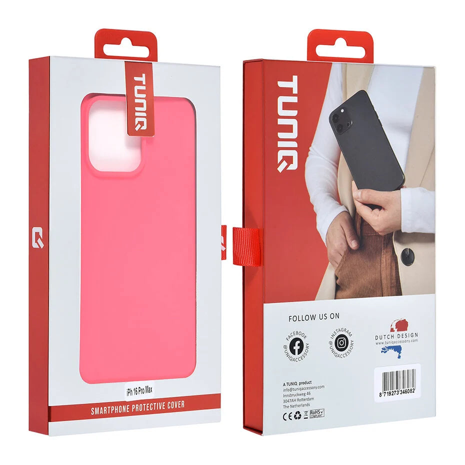 Roze Hoesje voor iPhone 16 Pro