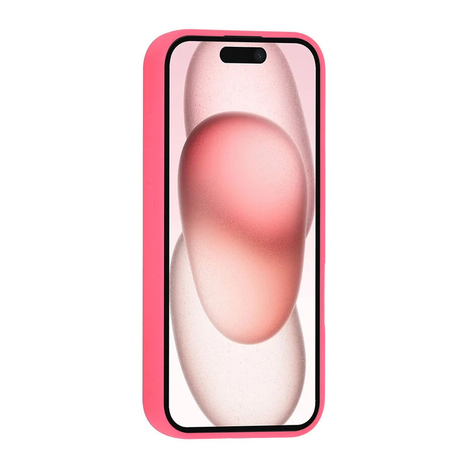 Roze Hoesje voor iPhone 16 – Mat Design & Stevige Bescherming