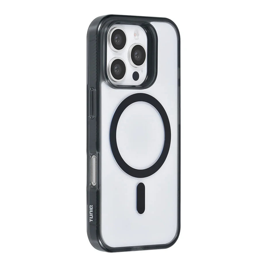 Transparant Hoesje met Zwarte Rand – iPhone 16 Pro