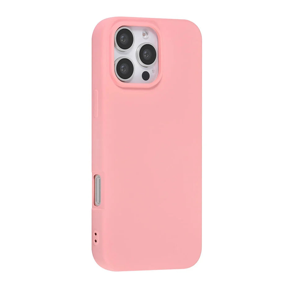 Zalmroze Hoesje voor iPhone 16 Pro