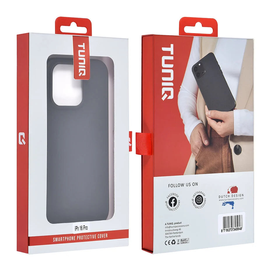 Zwart Hoesje voor iPhone 16 Pro